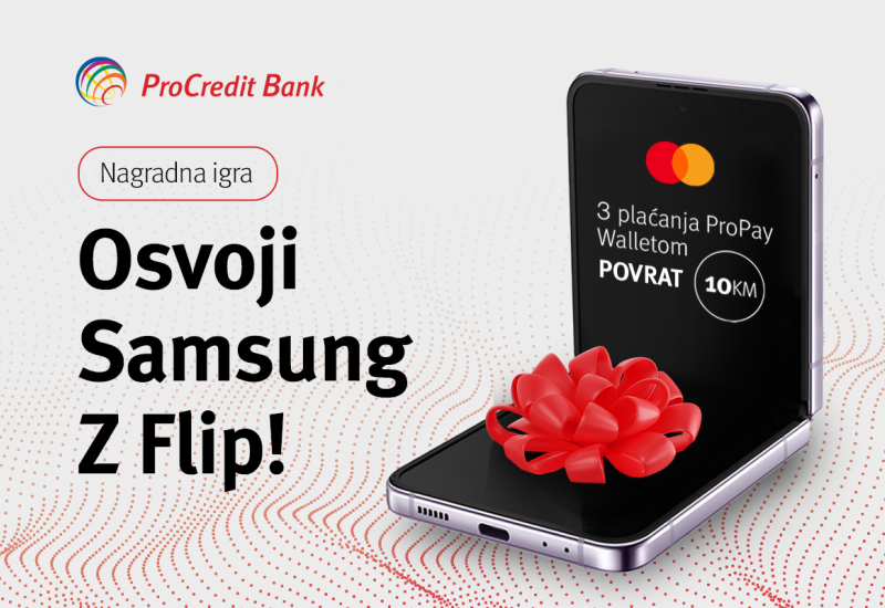 ProCredit Bank: ProPay Novčanikom plati jer poklon će da ti se vrati!